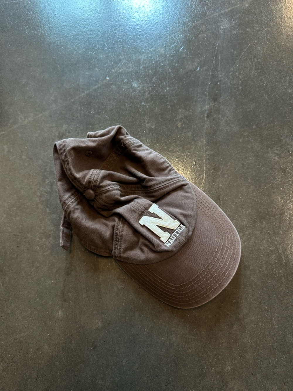 Nautica Brown Baseball Cap